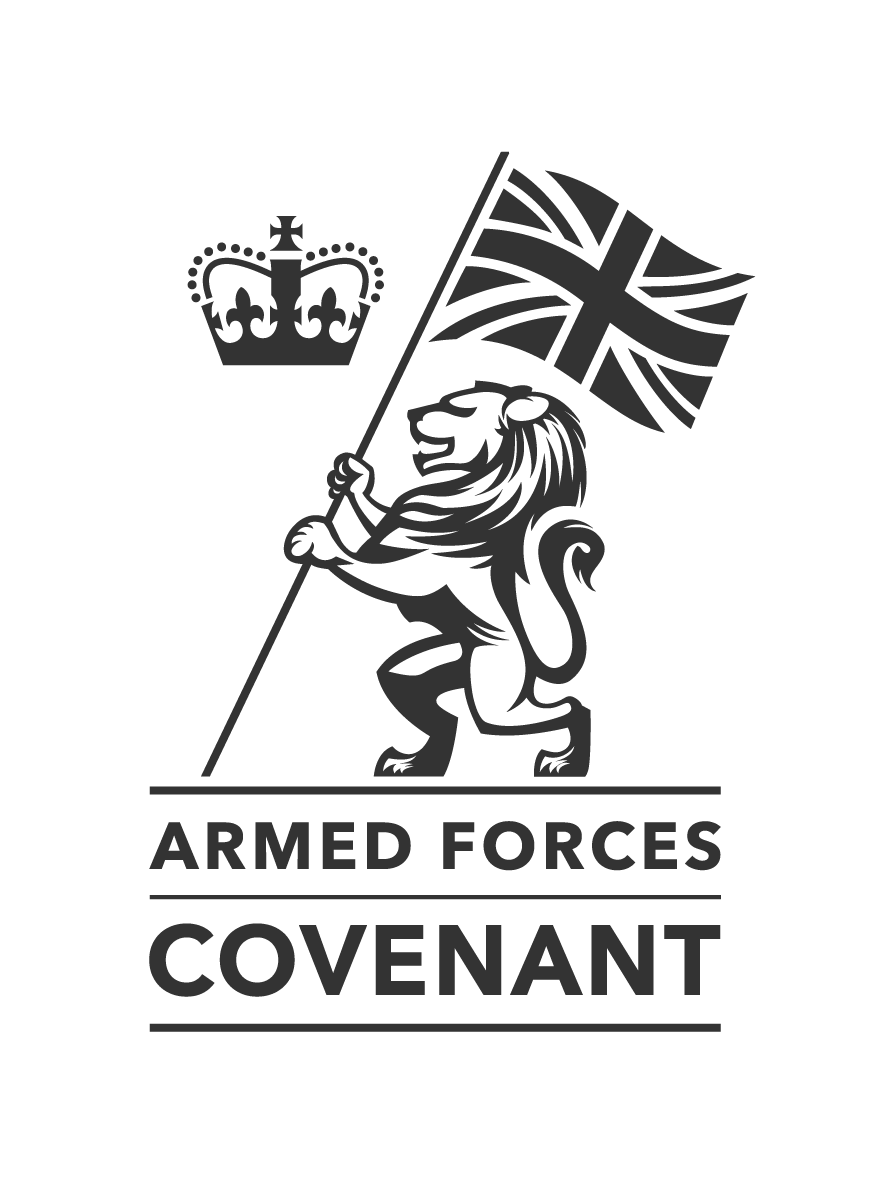 Armed Forces Covenant signatory logo (listed under former name ORVIA Healthcare Ltd)